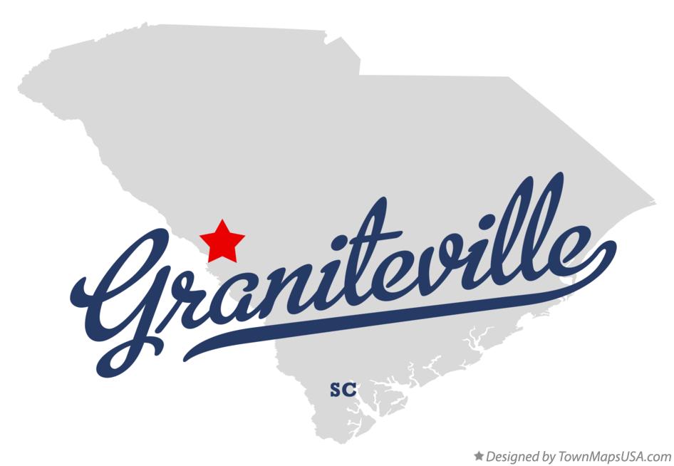 Map of Graniteville South Carolina SC