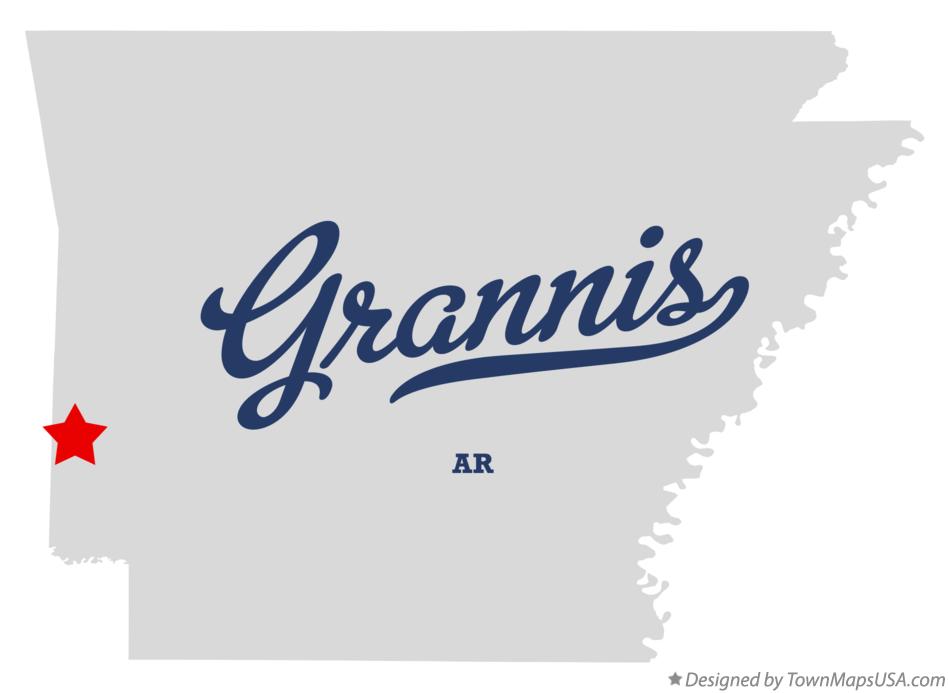 Map of Grannis Arkansas AR