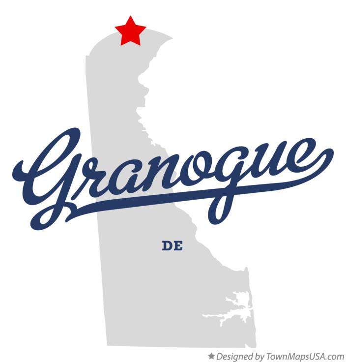 Map of Granogue Delaware DE