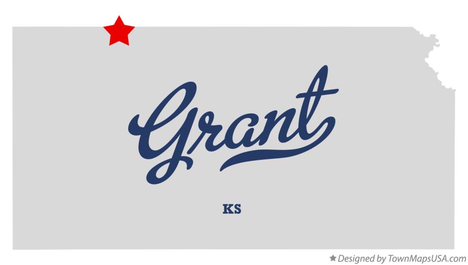 Map of Grant Kansas KS