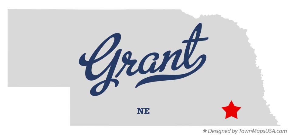 Map of Grant Nebraska NE