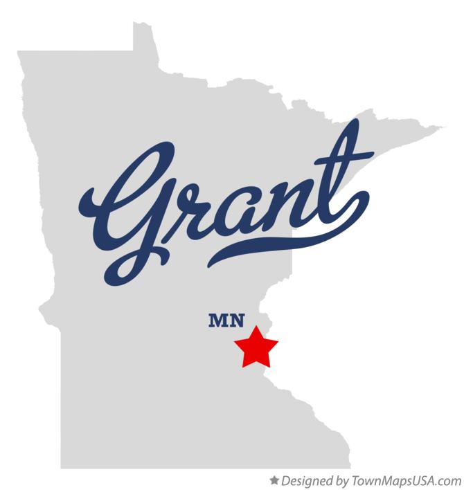 Map of Grant Minnesota MN