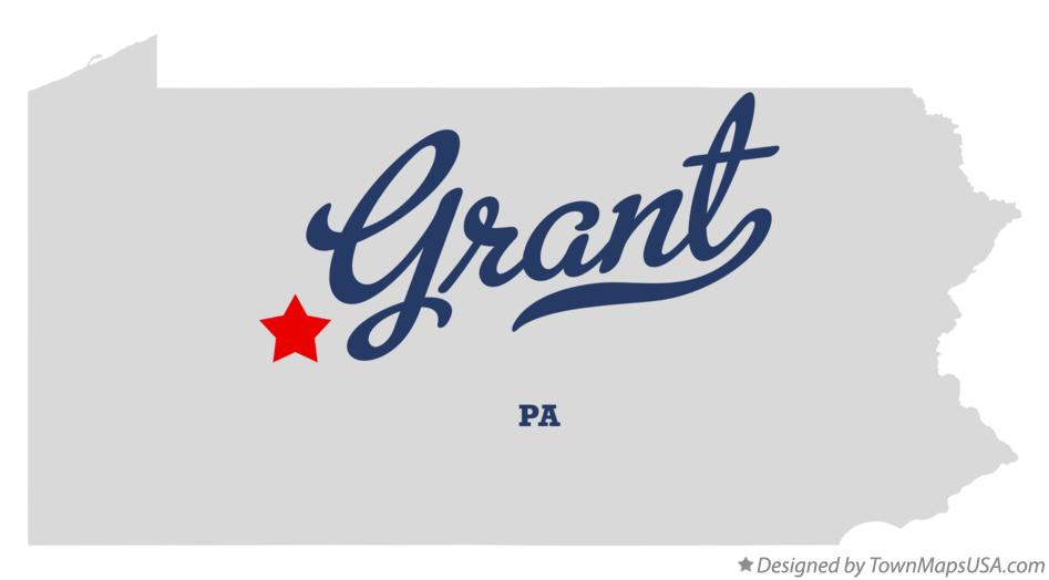 Map of Grant Pennsylvania PA