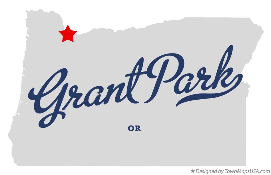 Map of Grant Park Oregon OR