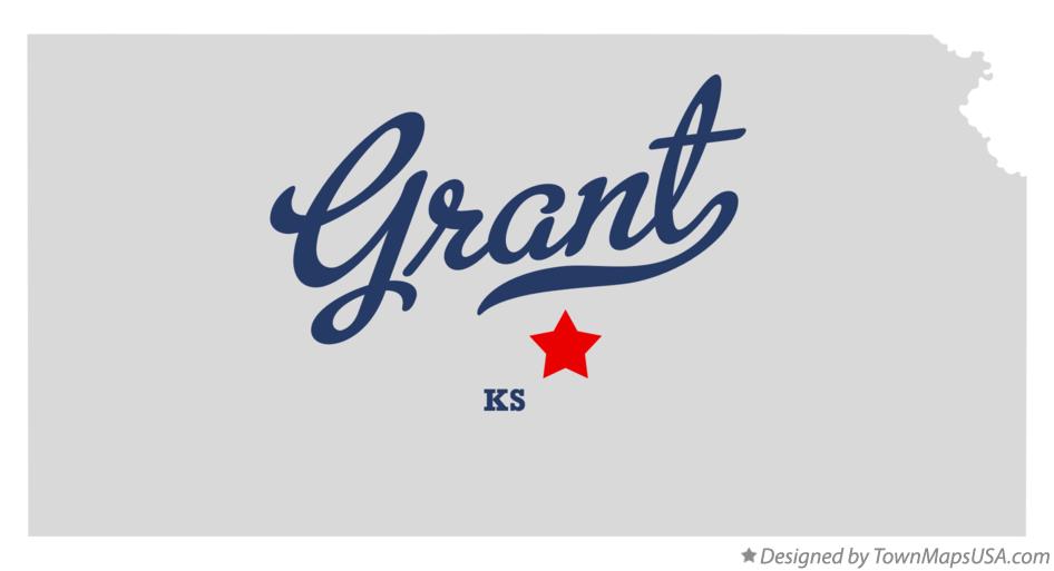 Map of Grant Kansas KS