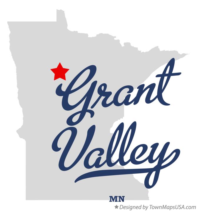 Map of Grant Valley Minnesota MN