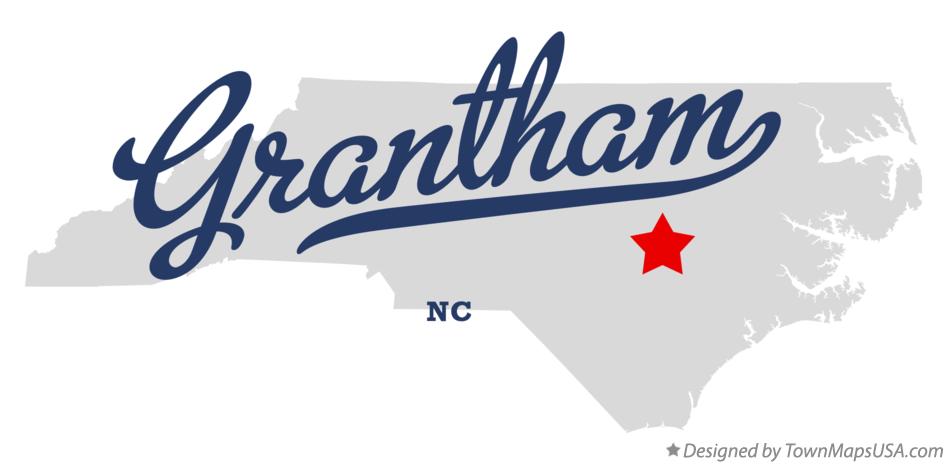 Map of Grantham North Carolina NC