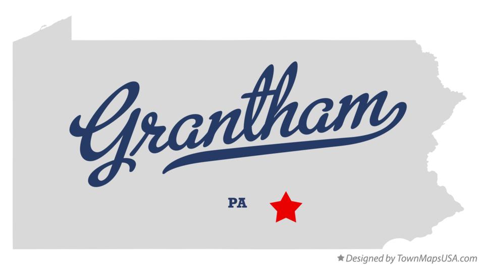 Map of Grantham Pennsylvania PA