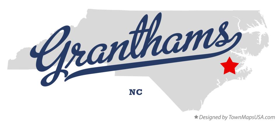 Map of Granthams North Carolina NC
