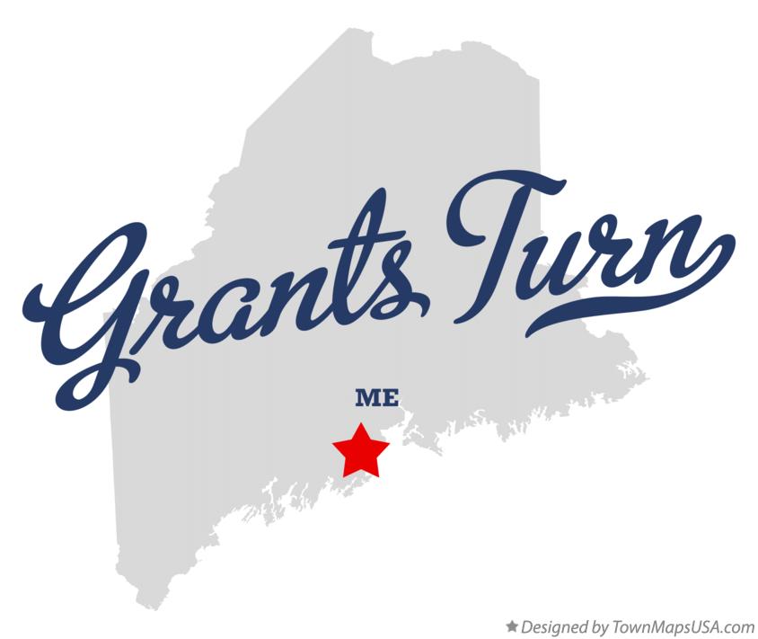 Map of Grants Turn Maine ME