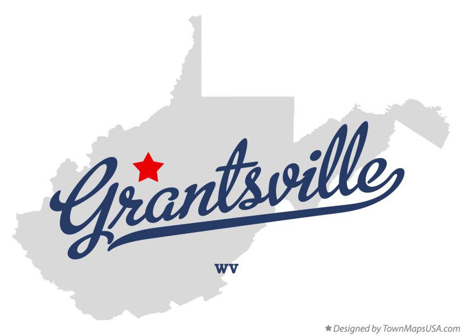 Map of Grantsville West Virginia WV