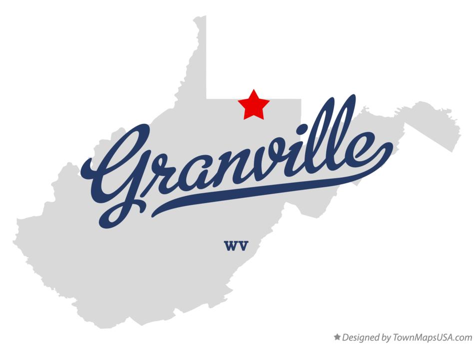 Map of Granville West Virginia WV