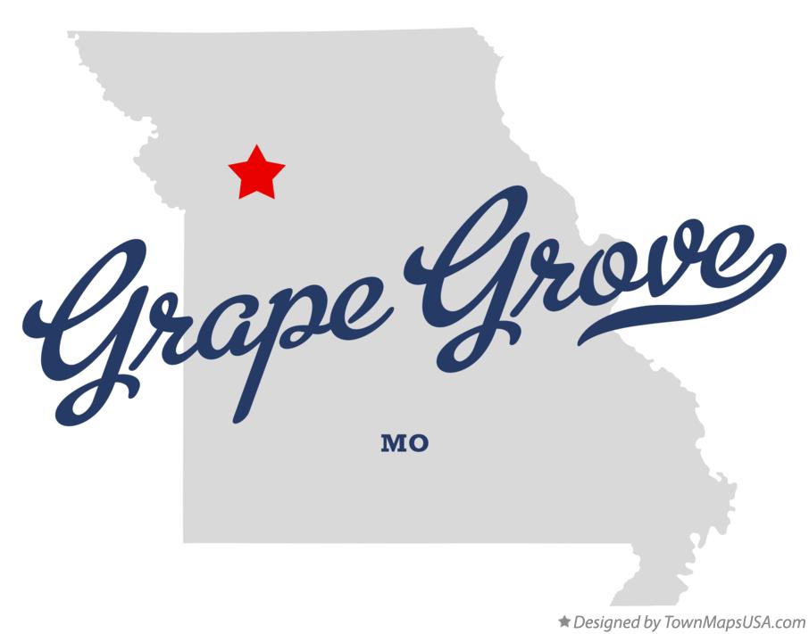 Map of Grape Grove Missouri MO