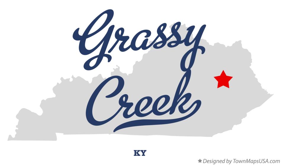 Map of Grassy Creek Kentucky KY