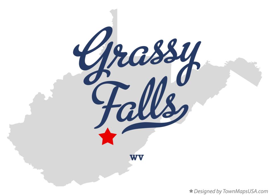 Map of Grassy Falls West Virginia WV