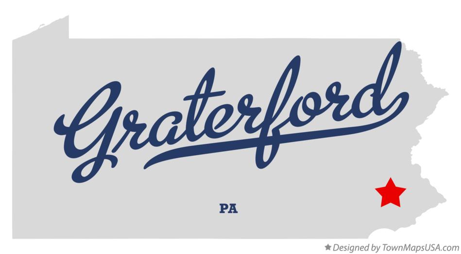 Map of Graterford Pennsylvania PA
