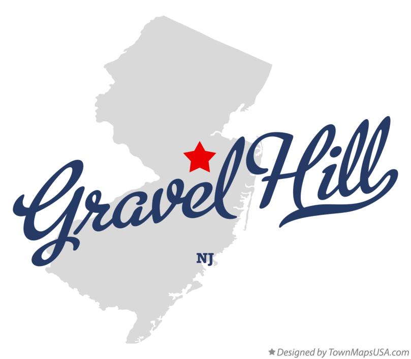 Map of Gravel Hill New Jersey NJ
