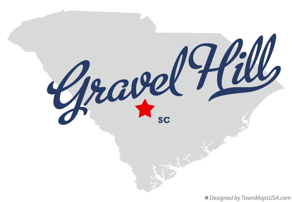 Map of Gravel Hill South Carolina SC