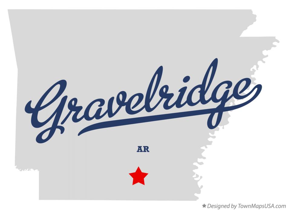 Map of Gravelridge Arkansas AR