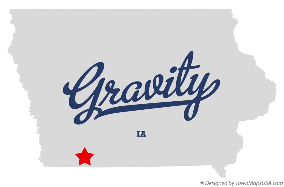 Map of Gravity Iowa IA