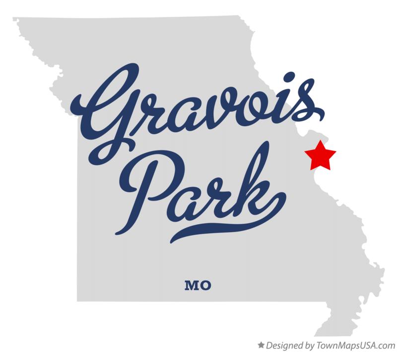 Map of Gravois Park Missouri MO