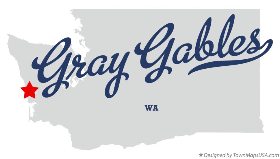 Map of Gray Gables Washington WA