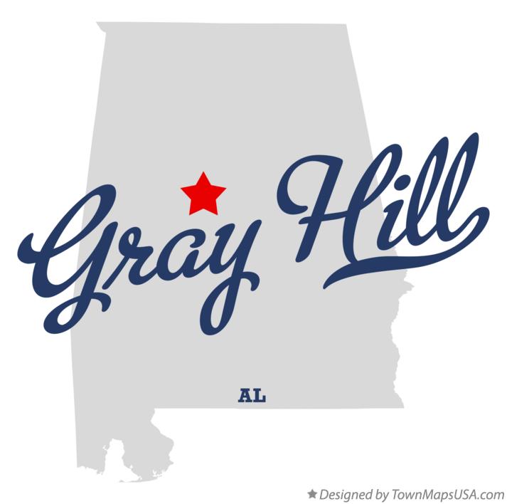Map of Gray Hill Alabama AL