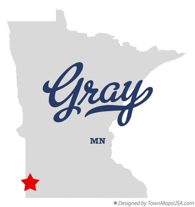 Map of Gray Minnesota MN