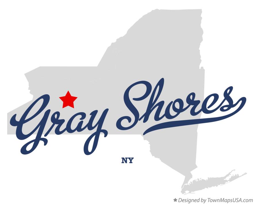 Map of Gray Shores New York NY