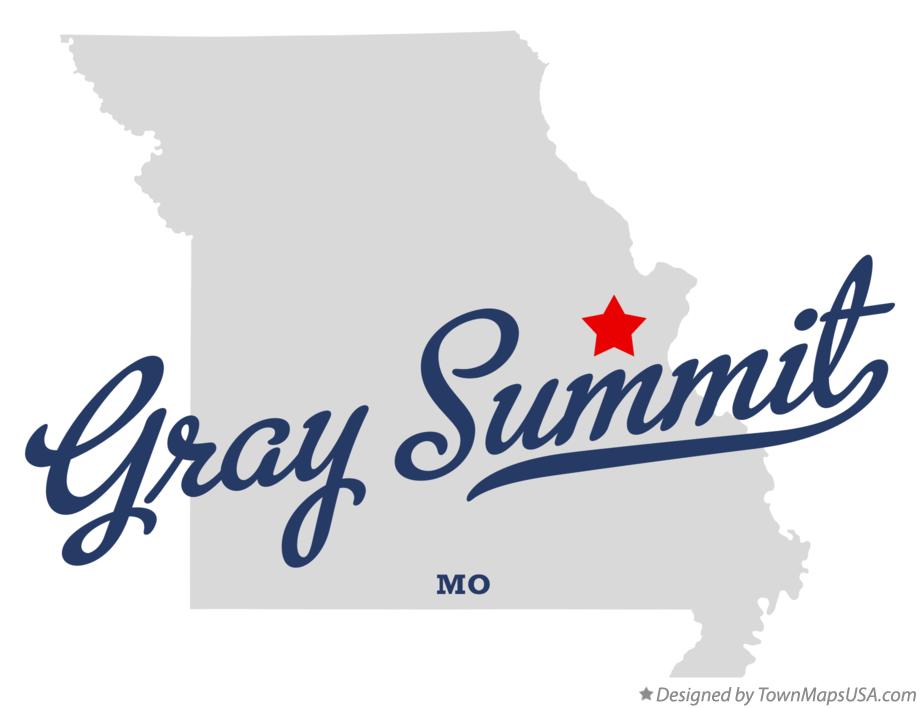 Map of Gray Summit Missouri MO