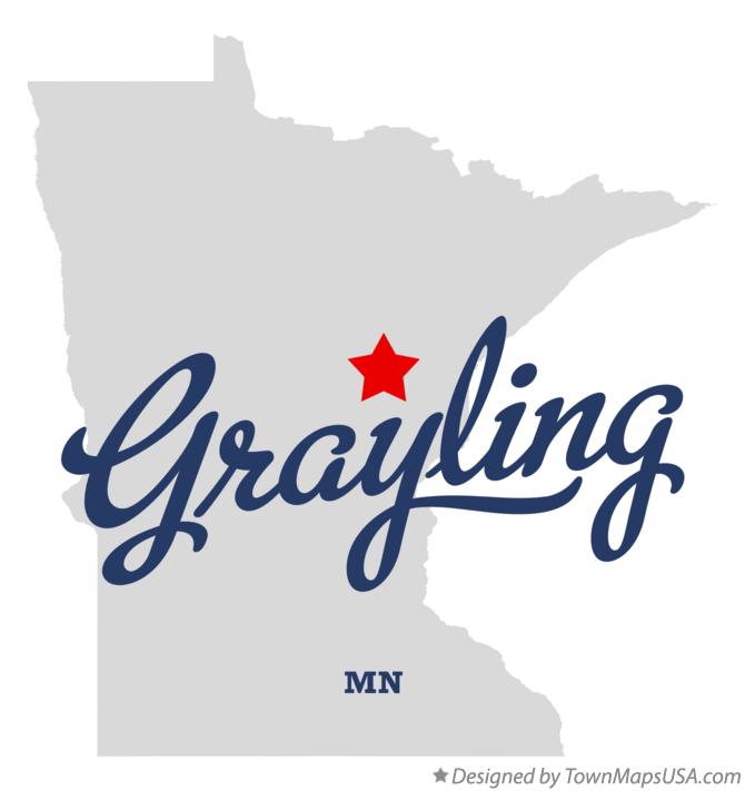 Map of Grayling Minnesota MN