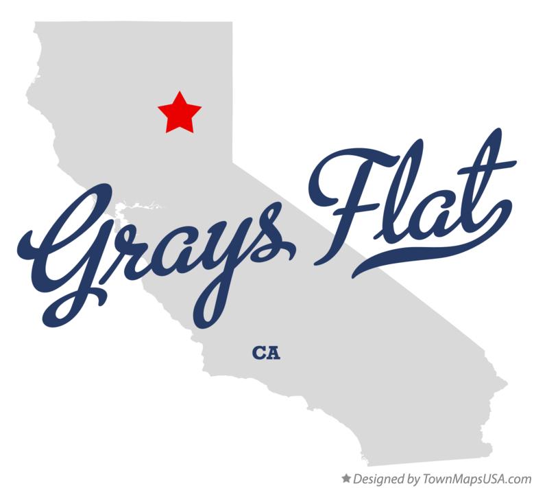 Map of Grays Flat California CA
