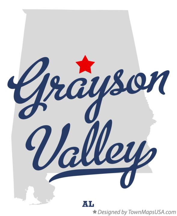 Map of Grayson Valley Alabama AL