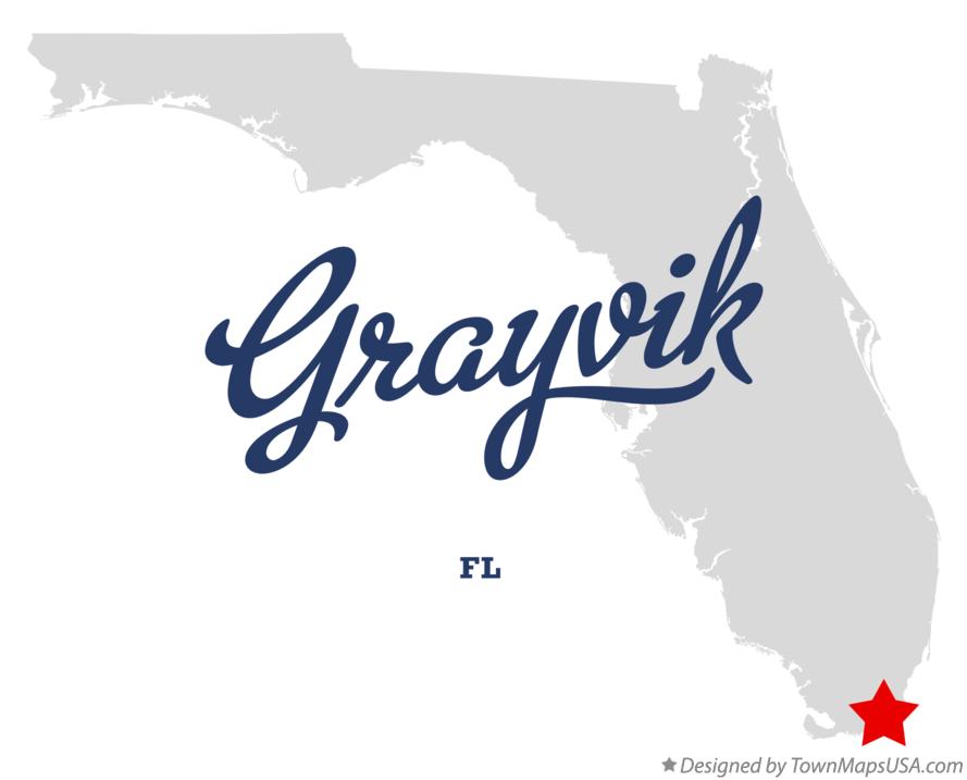 Map of Grayvik Florida FL