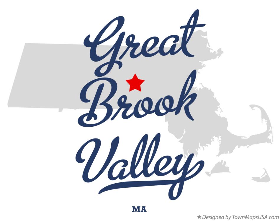 Map of Great Brook Valley Massachusetts MA