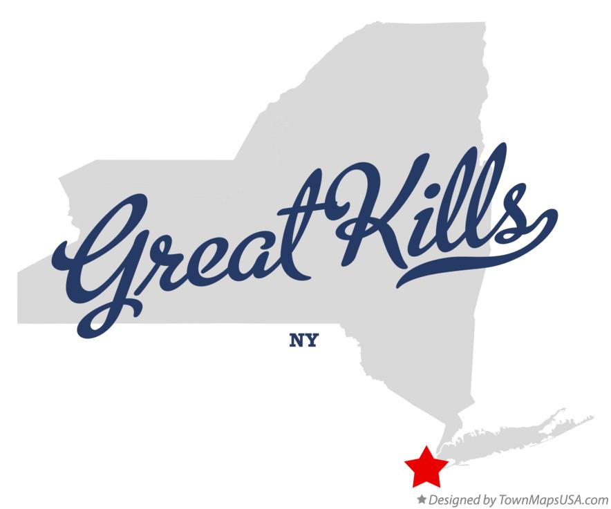 Map of Great Kills New York NY