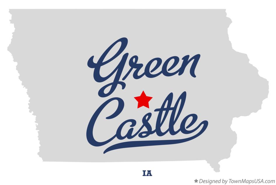Map of Green Castle Iowa IA