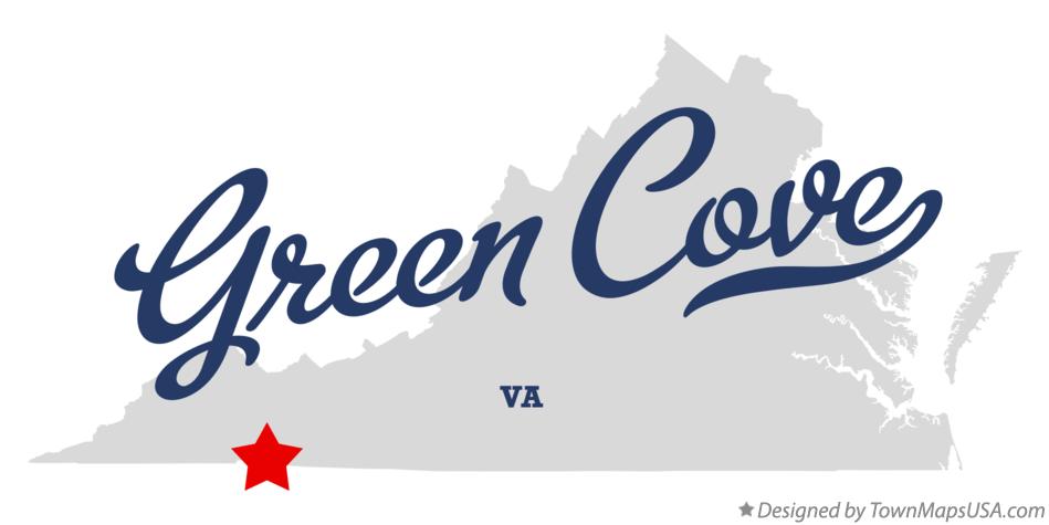 Map of Green Cove Virginia VA