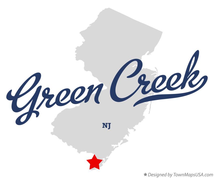 Map of Green Creek New Jersey NJ