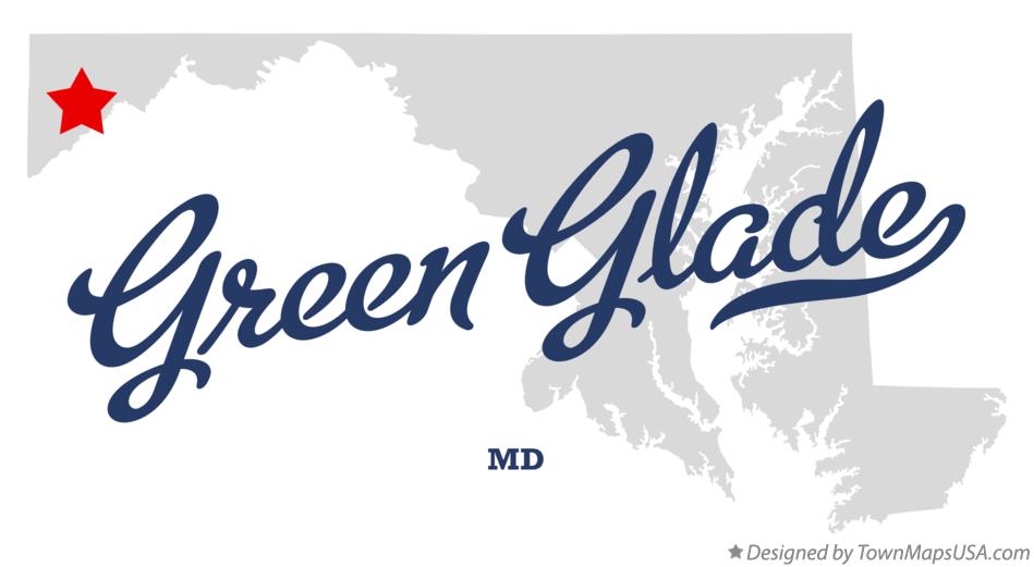 Map of Green Glade Maryland MD