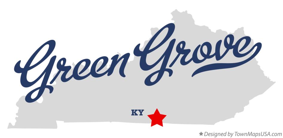 Map of Green Grove Kentucky KY