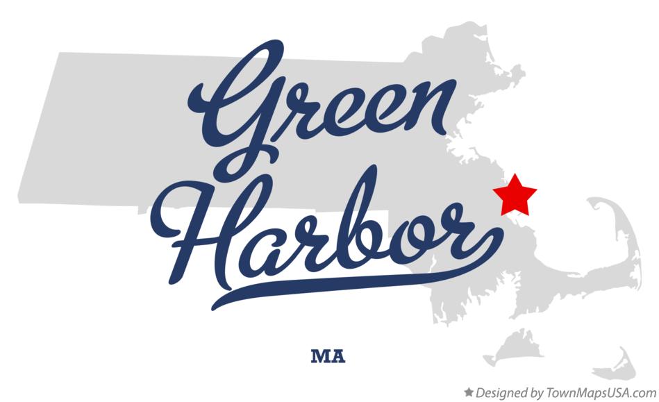 Map of Green Harbor Massachusetts MA