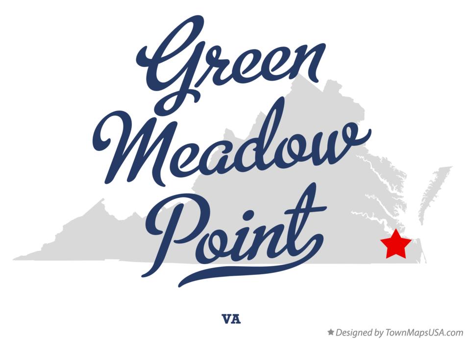 Map of Green Meadow Point Virginia VA