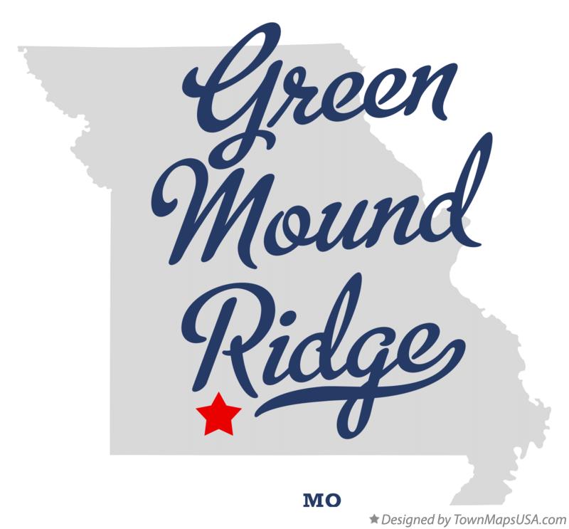Map of Green Mound Ridge Missouri MO