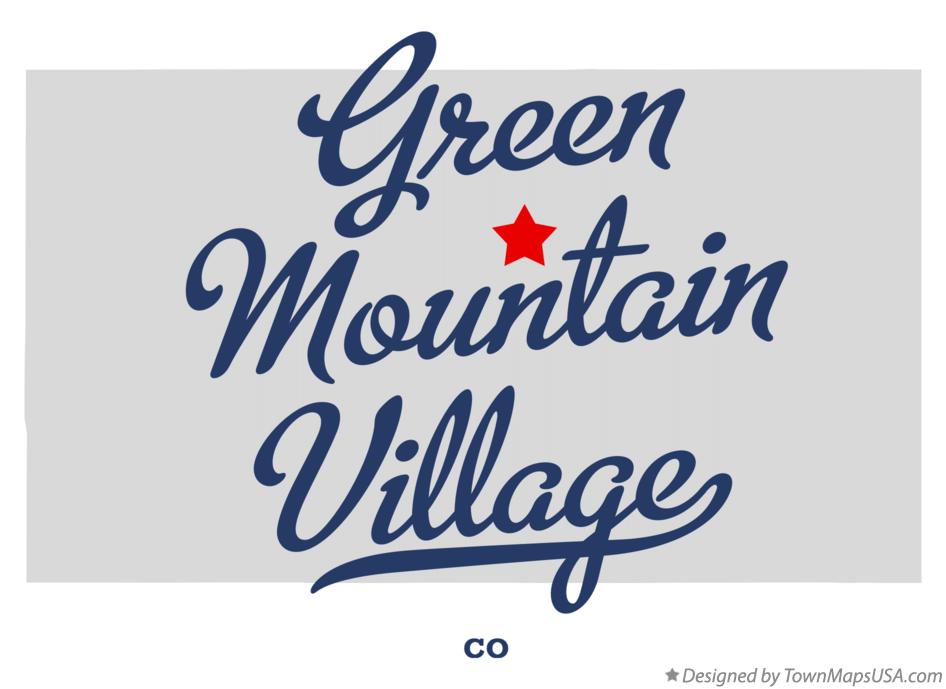 Map of Green Mountain Village Colorado CO