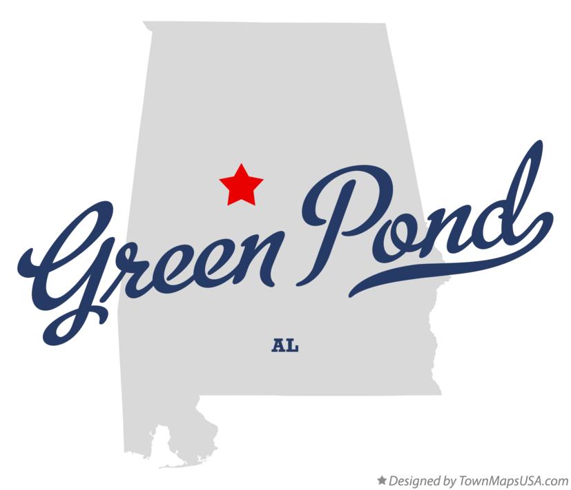 Map of Green Pond Alabama AL