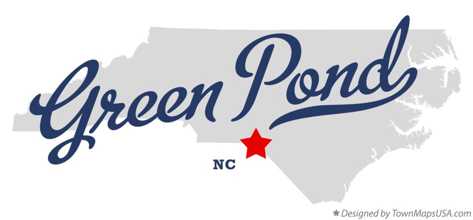 Map of Green Pond North Carolina NC