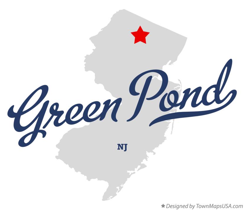 Map of Green Pond New Jersey NJ