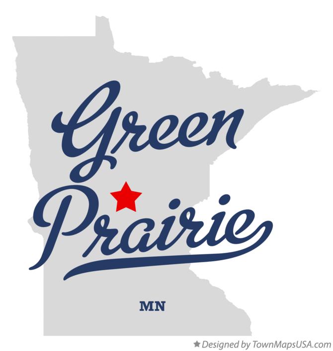 Map of Green Prairie Minnesota MN