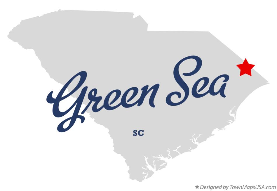 Map of Green Sea South Carolina SC